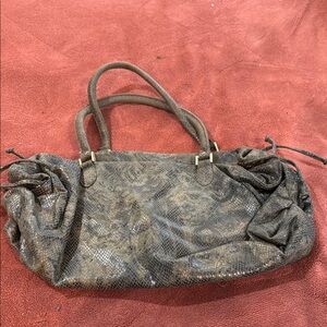 New York & Company Brown Shoulder Bag with Slouchy Design